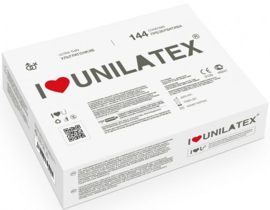 Ультратонкие презервативы Unilatex Ultra Thin - 144 шт. - Unilatex - купить с доставкой в Нижнекамске