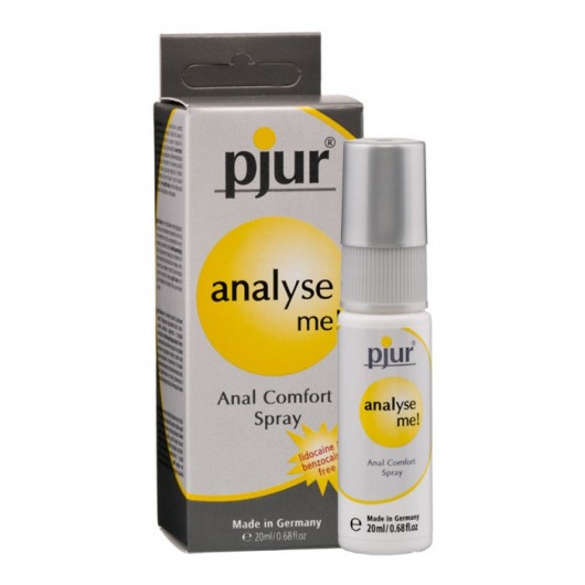 Обезболивающий анальный спрей pjur ANALYSE ME - 20 мл. - Pjur - купить с доставкой в Нижнекамске