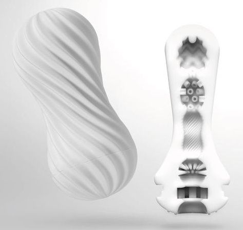 Мастурбатор FLEX Silky White с мягким рельефом - Tenga - в Нижнекамске купить с доставкой