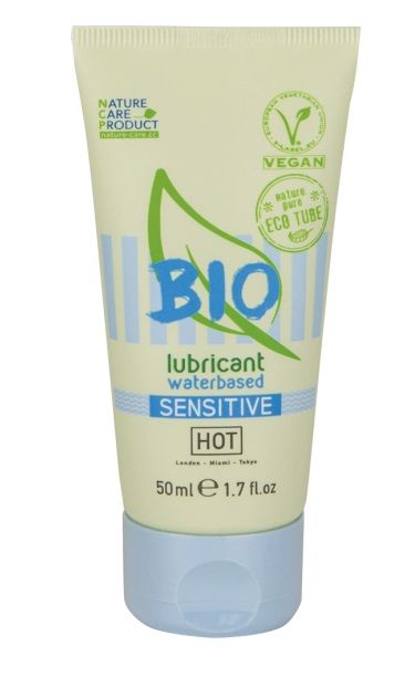 Органический лубрикант для чувствительной кожи Bio Sensitive - 50 мл. - HOT - купить с доставкой в Нижнекамске