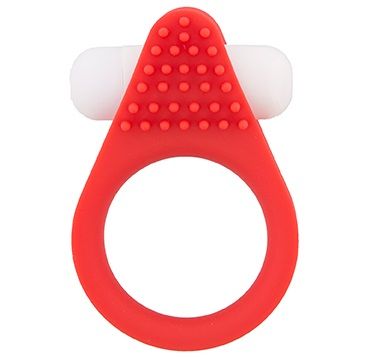Красное эрекционное кольцо LIT-UP SILICONE STIMU RING 1 RED - Dream Toys - в Нижнекамске купить с доставкой