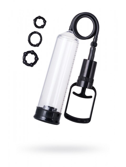 Вакуумная помпа A-toys с уплотнителем и эрекционными кольцами - A-toys - в Нижнекамске купить с доставкой