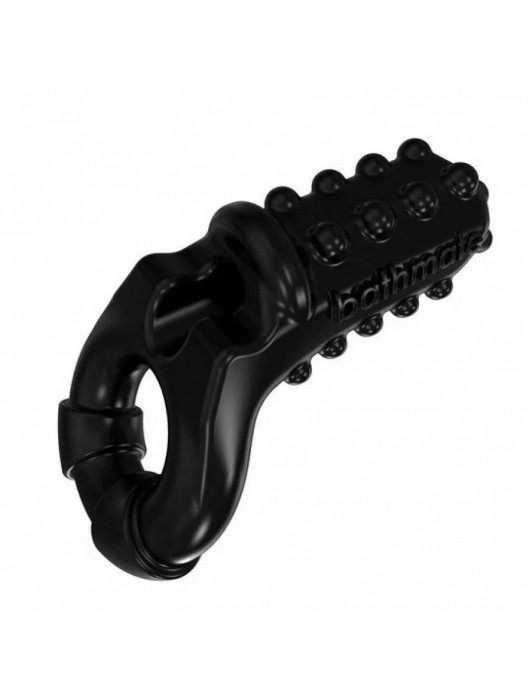 Чёрное эрекционное виброкольцо Tickle - Bathmate - в Нижнекамске купить с доставкой