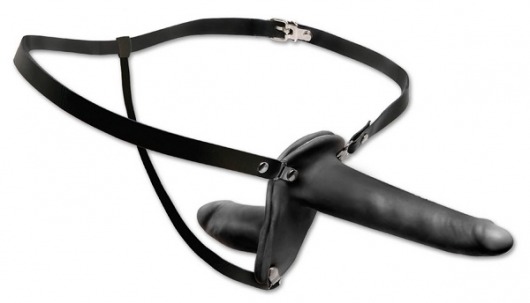 Женский страпон с вагинальной пробкой Double Penetrix Strap-on - 15 см. - Pipedream - купить с доставкой в Нижнекамске
