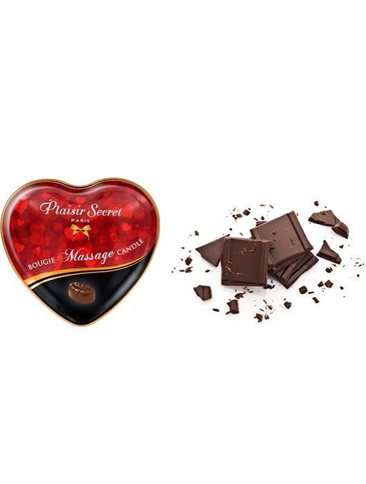 Массажная свеча с ароматом шоколада Bougie Massage Candle - 35 мл. - Plaisir Secret - купить с доставкой в Нижнекамске