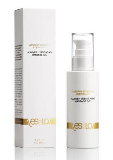 Массажный гель-смазка на силиконовой основе Allover Massage Gel - 100 мл. - YESforLOV - купить с доставкой в Нижнекамске