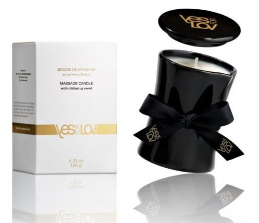 Массажная свеча Titillating Massage Candle - 120 мл. - YESforLOV - купить с доставкой в Нижнекамске