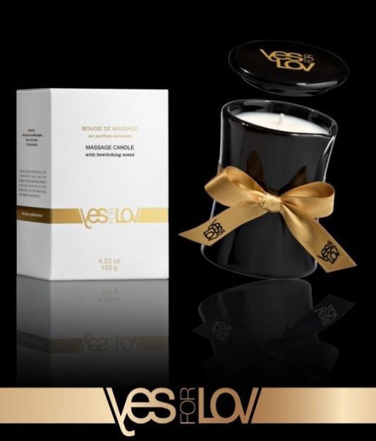 Массажная аромасвеча BEWITCHING MASSAGE CANDLE - 120 мл. - YESforLOV - купить с доставкой в Нижнекамске