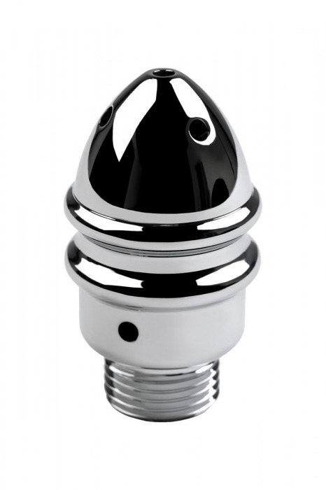 Металлический анальный душ с тремя насадками - ToyFa - купить с доставкой в Нижнекамске