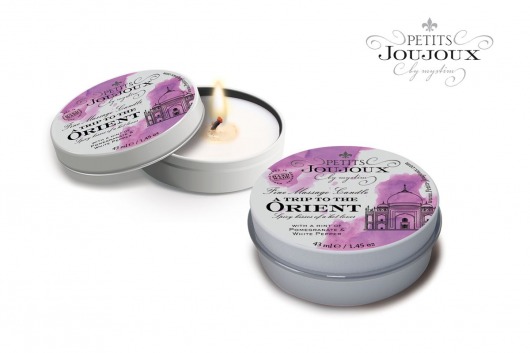 Массажная свеча Petits Joujoux Orient с ароматом граната и белого перца - 33 гр. - MyStim - купить с доставкой в Нижнекамске