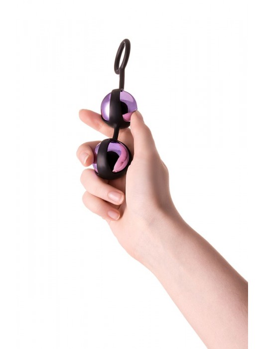 Фиолетово-черная вагинальные шарики TOYFA A-toys - A-toys