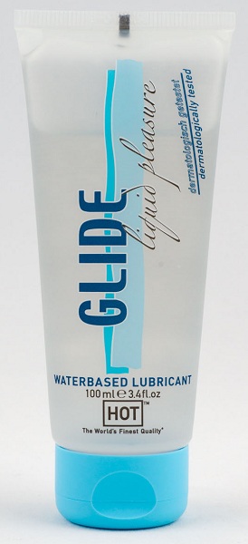 Интимная смазка на водной основе Glide - 100 мл. - HOT - купить с доставкой в Нижнекамске