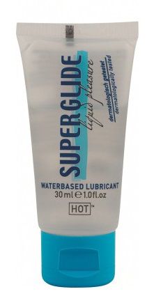 Гель-смазка на водной основе для чувствительной кожи Superglide - 30 мл. - HOT - купить с доставкой в Нижнекамске