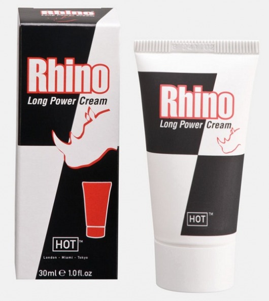Крем-пролонгатор для мужчин Rhino - 30 мл. - HOT - купить с доставкой в Нижнекамске