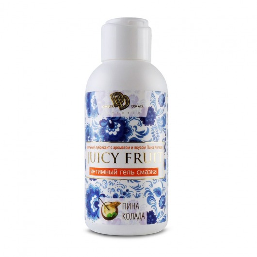 Интимный гель на водной основе JUICY FRUIT с ароматом пина колада - 100 мл. - БиоМед - купить с доставкой в Нижнекамске