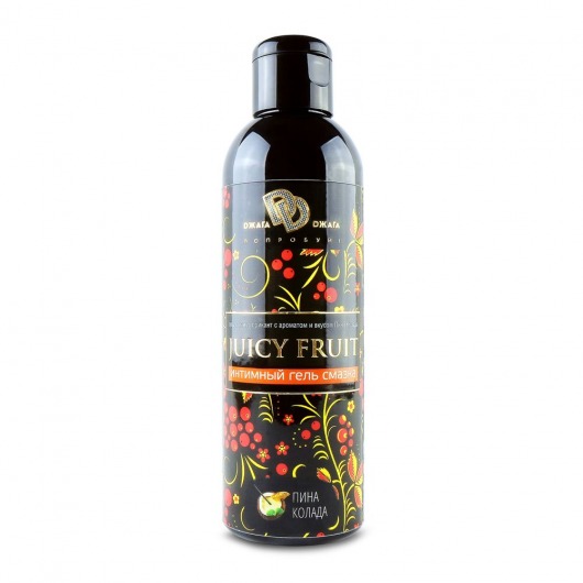Интимный гель на водной основе JUICY FRUIT с ароматом пина колада - 200 мл. - БиоМед - купить с доставкой в Нижнекамске