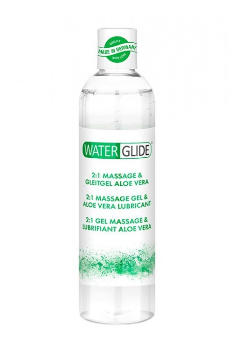 Гель-смазка 2-в-1 MASSAGE   LUBRICANT ALOE VERA - 300 мл. - Waterglide - купить с доставкой в Нижнекамске