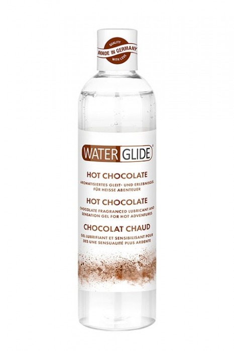 Лубрикант на водной основе с ароматом шоколада HOT CHOCOLATE - 300 мл. - Waterglide - купить с доставкой в Нижнекамске