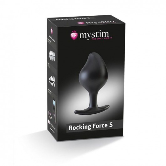 Анальная пробка Rocking Force S для электростимуляции - 9,5 см. - MyStim - купить с доставкой в Нижнекамске