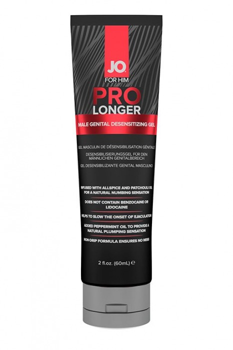 Гель-пролонгатор умеренного действия для мужчин JO Prolonger Gel – 60 мл. - System JO - купить с доставкой в Нижнекамске