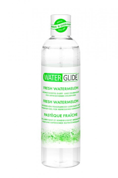 Лубрикант на водной основе с ароматом арбуза WATERGLIDE FRESH WATERMELON - 300 мл. - Waterglide - купить с доставкой в Нижнекамске