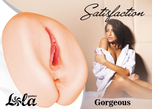 Мастурбатор с 2 тоннелями Satisfaction Gorgeous - Lola Games - в Нижнекамске купить с доставкой