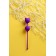Фиолетовые вагинальные шарики A-Toys с ушками - A-toys