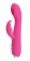Розовый вибромассажер-кролик Rachel с имитацией оральных ласк - 19,9 см. - Baile купить в Нижнекамске с доставкой в Orgasmix.ru Розовый вибромассажер-кролик Rachel с имитацией оральных ласк - 19,9 см. - Baile