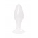 Белая акриловая анальная втулка - 8 см. - Toyfa Basic в Нижнекамске Белая акриловая анальная втулка - 8 см. - Toyfa Basic