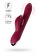 Бордовый вибратор-кролик Sangra - 20,5 см. - ToyFa купить в Нижнекамске с доставкой в Orgasmix.ru Бордовый вибратор-кролик Sangra - 20,5 см. - ToyFa