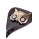 Чёрный стек с совой на кожаном наконечнике - 24 см. - ToyFa - купить с доставкой в Нижнекамске
