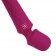 Бордовый вибромассажер Luna - 21,4 см. - HOT planet в Нижнекамске Бордовый вибромассажер Luna - 21,4 см. - HOT planet