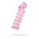 Гелевая розовая насадка на фаллос с шипами - 12 см. - Toyfa Basic - в Нижнекамске купить с доставкой Гелевая розовая насадка на фаллос с шипами - 12 см. - Toyfa Basic - в Нижнекамске купить с доставкой