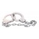 Наручники из металла с длинной цепочкой CHROME HANDCUFFS METAL HANDCUFFS W. KEY - NMC - купить с доставкой в Нижнекамске